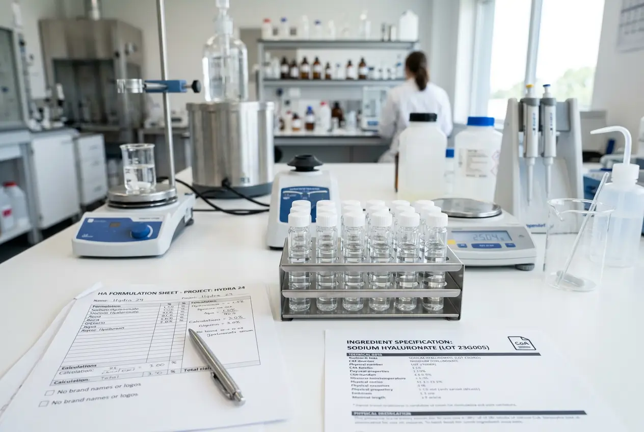 HA serum formula architecture evaluation in laboratory