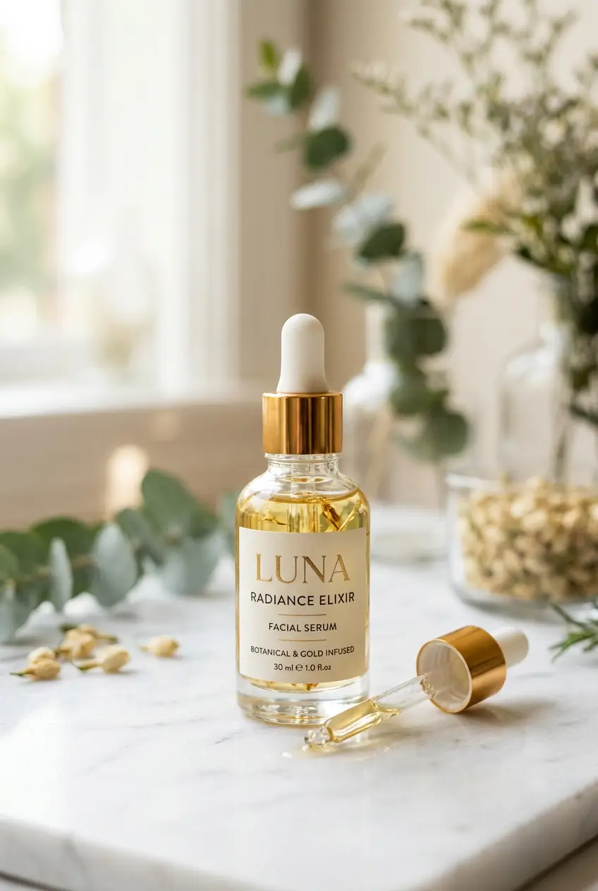 Professional clean beauty serum products